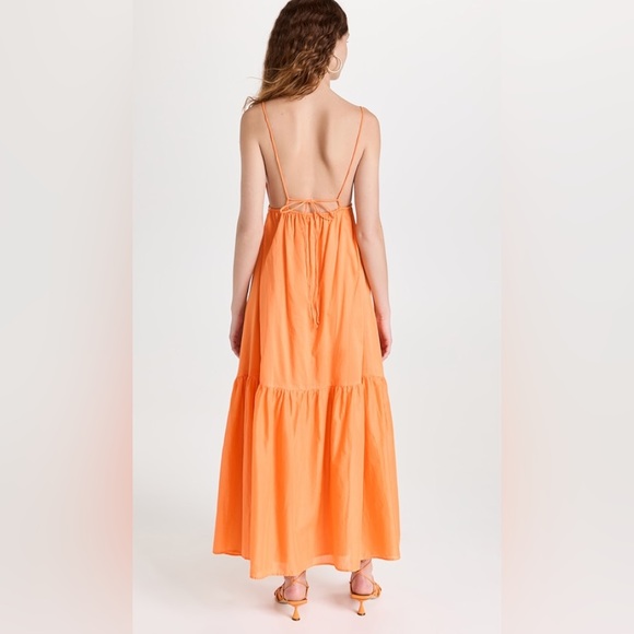 Faithfull The Brand Wilona Midi Dress Medium - Picture 2 of 7